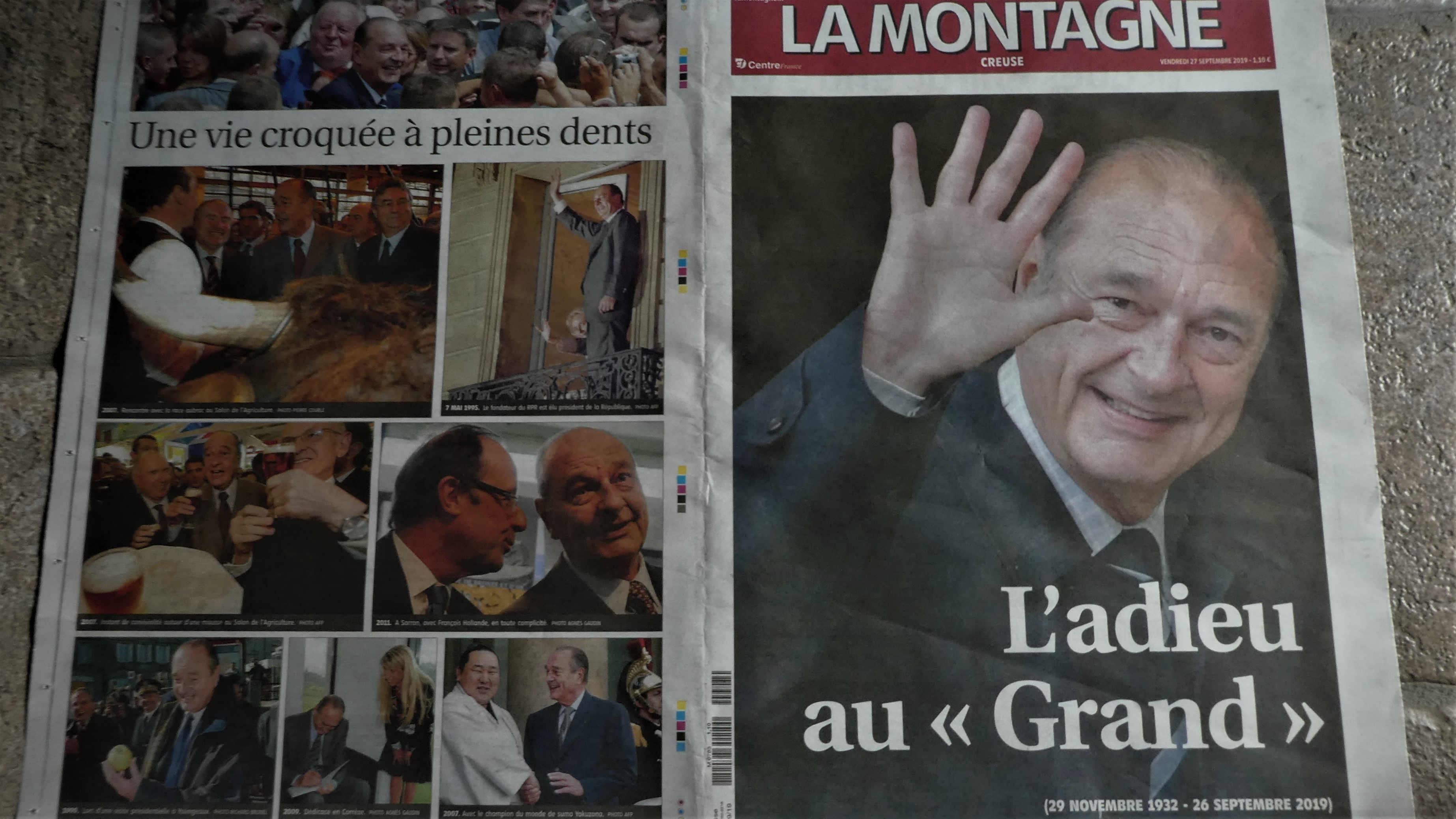 Adieu aan Jacques Chirac